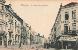 Belgique - Ostende - Boulevard Van Iseghem - E.L. - Colorisé - Carte Postale Ancienne - Oostende