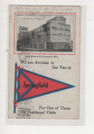 Antike Postkarte  SPRINFIELD, BOSCH MAGNETO CO. SPRINGFILD, MASS:  Von 1928 - Springfield – Illinois