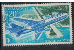 POLYNESIE FRANCAISE             N°  YVERT  PA 74  ( 4 ) OBLITERE    ( OB 11/ 30 ) - Used Stamps