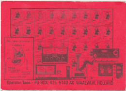 Netherlands Holland Old QSL Card - CB-Radio Station ARNO Waalwijk - CB-Funk