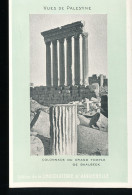 Vues De Palestine ---  Colonnade Du Grand Temple De Baalbeck - Palestine