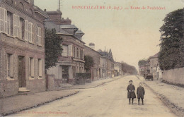 1915  Boisguillaume. Route De Neufchatel Colorisée Cliché Rare - Other & Unclassified