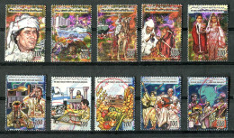 LIBYA 2001/2002 - 10 Hologram Stamps PMK (lot #1) - Hologramas