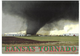 BR4158 U.S.A. Kansas Tornado Viaggiata 1996 Verso Sasso Marconi - Altri & Non Classificati