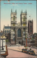 Westminster Abbey And Victoria Tower, London, 1929 - Postcard - Westminster Abbey
