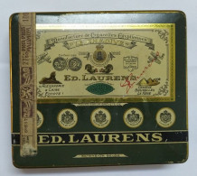 AC - STYX ED LAURENS LE KHEDIVE MANUFACTURE DE CIGARETTES EGYPTIENNES CIGARETTE - TOBACCO EMPTY VINTAGE TIN BOX - Tabaksdozen (leeg)