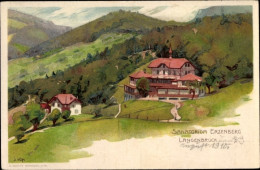 Artiste Lithographie Langenbruck Kt Basel Land Schweiz, Sanatorium Erzenberg - Langenbruck