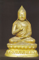 China - Gilt Copper State Of Lobsang Palden Yeshe, Panchen Erdeni VI, Tibetan Buddhist Relic At Yonghe Lamasery, Beijing - Tíbet