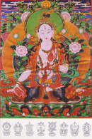 China - White Tara, Thangka On Cotton Fabric, Tibetan Buddhist Relic At Yonghe Lamasery, Beijing - Tibet