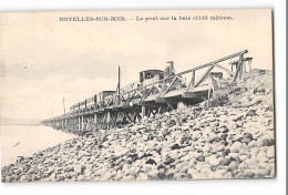 CPA 80 Noyelles Sur Mer Le Pont Sur La Baie Tramway - Noyelles-sur-Mer