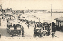 Le Havre * Le Boulevard Maritime Et La Nouvelle Jetée * Tram Tramway N°67 - Zonder Classificatie