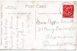 68099 - Grossbritannien - 1927 - 1d KGV EF A AnsKte UIG -> Alexandria - Storia Postale