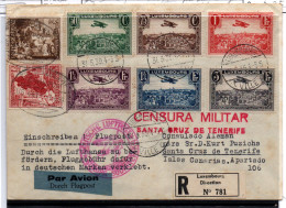 Luxemburgo (aéreo) Nº 1/6.  Año 1931/33 - Cartas & Documentos