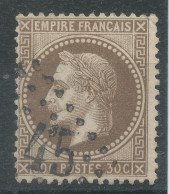 Lot N°77146  Variété/n°30, Oblitéré GC, Filet OUEST Pratiquement Absent - 1863-1870 Napoléon III Lauré