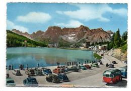 Italie-- AURONZO DI CADORE --1957- Lago D Misurina (animée,belles Voitures,autocar..timbre... Cachet , Griffes.. - Verona