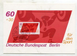 MC 145184 GERMANY / BERLIN WEST - 1980 - Für Den Sport 1980 - Maximum Cards