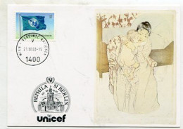 MC 145201 UNO VIENNA - 1981 - UNICEF Bephila 1981 Berlin - Cartes-maximum