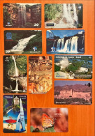 10 Different Phonecards Nature - Lots - Collections