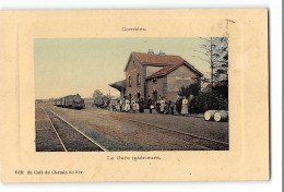 CPA 80 Combles La Gare Et Le Train Tramway - Combles