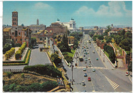 BR4181 Roma Panorama Visto Dal Colosseo Viaggiata 1978 Verso Parigi - Panoramic Views