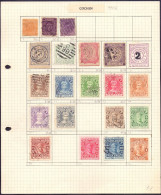 INDIA - COCHIN  - BIG LOT  - 1892/933 - Cochin