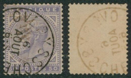 émission 1883 - N°41 Obl Simple Cercle "Overyssche" - 1883 Leopold II