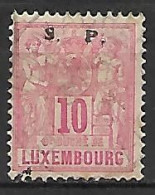 LUXEMBOURG     -   Service   -   1882 .  Y&T N° 58 Oblitéré  .  Cote 20 € - Service