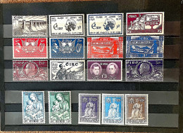 IRELAND 1930-6 3COLLECTION OF U/M COMMEMORATIVES WITH 1939 US CONSTITUTION 1950 HOLY YEAR (17) - Collections, Lots & Séries