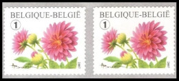 R111**(3684) X 2 - Timbre Rouleau / Rolzegels - Dahlia - BELGIQUE / BELGIË / BELGIEN - BUZIN - Coil Stamps