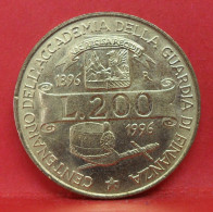 200 Lire 1996 - SPL  - Pièce De Monnaie Italie - Article N°3596 - Conmemorativas