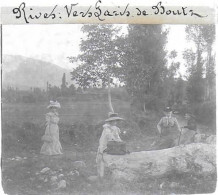 01 / AIN / RIVES / VERS PARIS DE BOUTZ / DEBUT 20 EME / PLAQUE DE VERRE PHOTO STEREO / - Plaques De Verre