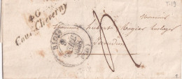 France Marcophilie - Cursive 40 / Cour-Cheverny - 1838 - Avec Texte - Indice  9 - TB - 1801-1848: Vorläufer XIX