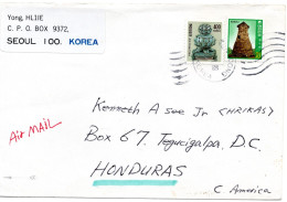 68114 - Korea-Süd - 1989 - 400W Raeucherfass MiF A LpBf YON DONG -> ... (Honduras) - Corée Du Sud
