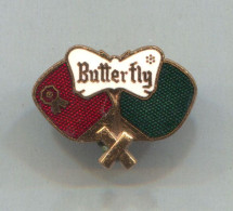 Table Tennis Tischtennis Ping Pong - Butterfly Tamasu Tokyo, Vintage Pin  Badge Abzeichen, Enamel - Tenis De Mesa