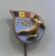 Handball Balonmano - Romania Federation, Vintage Pin Badge Abzeichen, Enamel - Balonmano