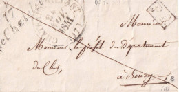 France Marcophilie - Cursive 17 / Le Chatelet & PP - 1841 - Sans Texte - Indice 11 - TB - 1801-1848: Precursors XIX