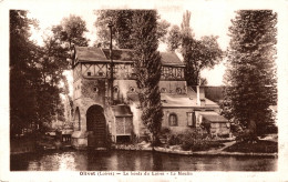 N°106903 -cpa Olivet -les Bords Du Loiret -le Moulin- - Mulini Ad Acqua