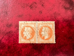 Timbres Type Napoléon N°32 Oblitérés Année 1867 Lot 681 - 1863-1870 Napoléon III Lauré