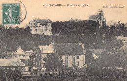 FRANCE - 60 - Montataire - Château Et Eglise - Carte Postale Ancienne - Montataire