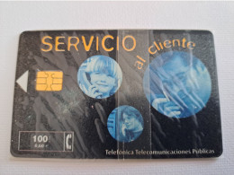 SPAIN/ ESPANA  CHIP CARD/100 PST / SERVICIO AL CLIENTE    /    MINT IN WRAPPER    **13889** - Basisausgaben