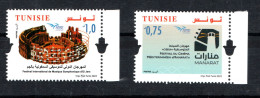 2023 - Tunisia - Euromed Postal: Mediterranean Festivals- Lighthouses - Amphitheatre Of El Jem - Complete Set 2v.MNH** - Musique