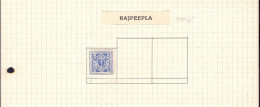 INDIA - RAJPEEPLA  -   No. 1  - 1880 - Rajpeepla