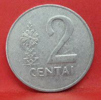 2 Centai 1991 - TB - Pièce De Monnaie Lituanie - Article N°3634 - Lithuania