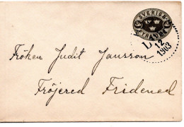 68134 - Schweden - 1903 - 4o. GAUmschlag Als OrtsBf HJO - Storia Postale