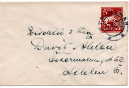 68135 - Schweden - 1927 - 5o. Loewe GAUmschlag STRANGNAS -> Stockholm - Cartas & Documentos