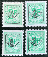 België - Belgique - C12/42 - 1968 - (°)used - Michel 1501V - Cijfer Op Leeuw - Sobreimpresos 1951-80 (Chifras Sobre El Leon)