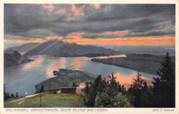 SUISSE - Lucerne - Rigi-Kanzeli - Abendstimmung Gegen Pilatus Und Luzern - Carte Postale Ancienne - Lucerne