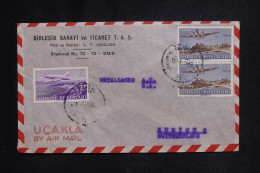 TURQUIE - Enveloppe Commerciale De Izmir Pour La Suisse En 1949 - L 144671 - Storia Postale