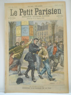 LE PETIT PARISIEN N°579 – 11 MARS 1900 – ASSASSINAT D'UN GARDIEN DE LA PAIX RUE VERGNIAUD - ELEPHANT - PANIQUE A LONDRES - Le Petit Parisien