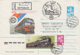 Russia  Norilsk  Die Nordlichste Eisenbahn In USSR Dudinka-Norlisk Ca  09.01.1989 (SU178B) - Events & Gedenkfeiern